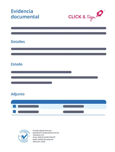 Documentary evidence generated after electronic signing
