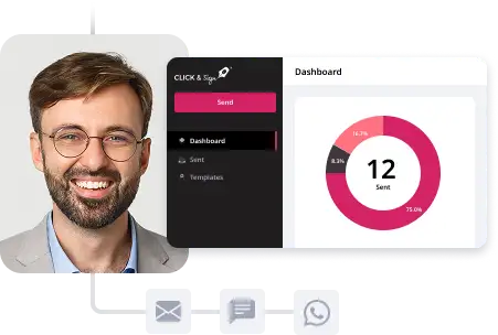 Admin interface for companies using Click & Sign